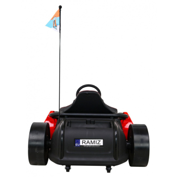 Gokart Speed 7 Drift King na akumulator dla dzieci Czerwony + Funkcja driftu + Sportowe siedzenie + 2 Prędkości + EVA